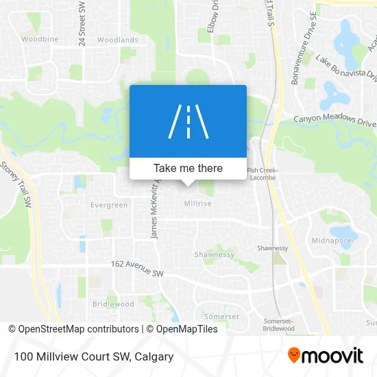 100 Millview Court SW map