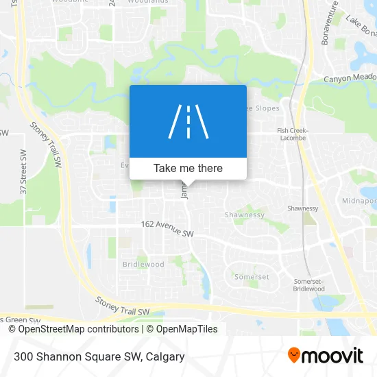 300 Shannon Square SW map