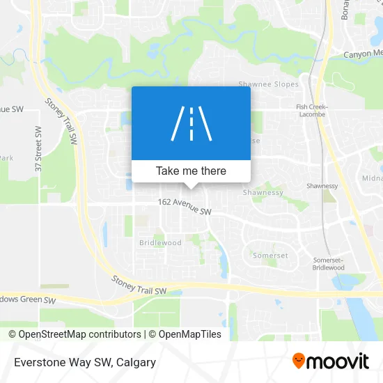 Everstone Way SW map