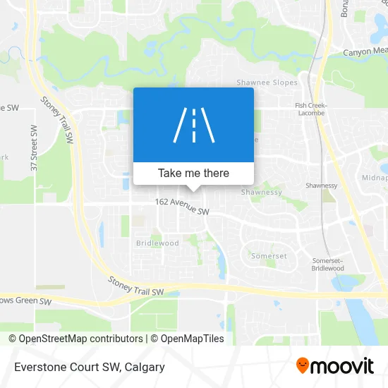 Everstone Court SW map