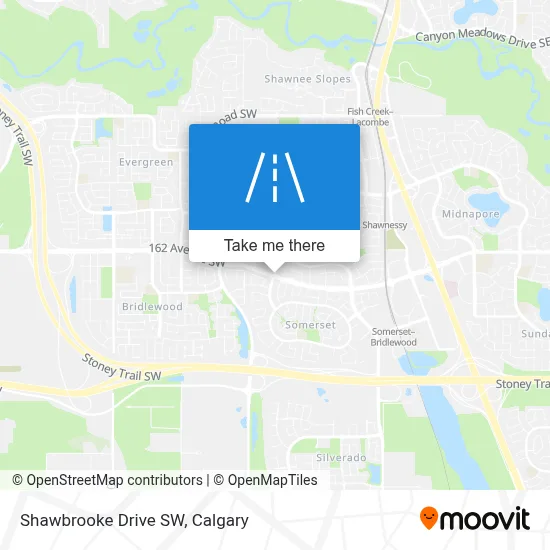 Shawbrooke Drive SW map