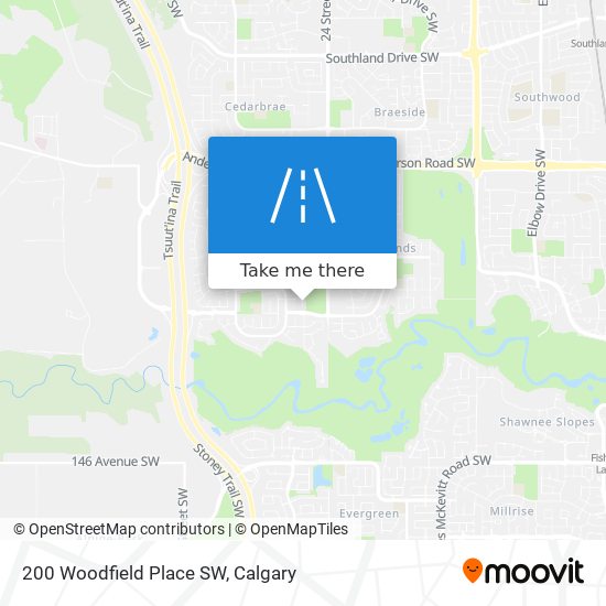 200 Woodfield Place SW map