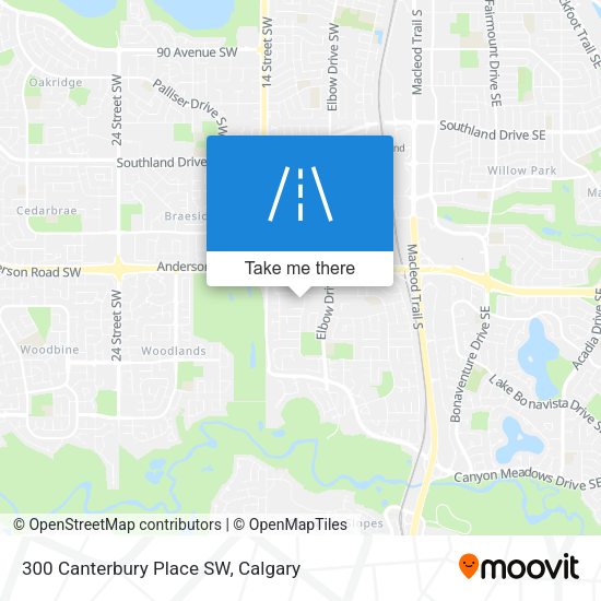300 Canterbury Place SW plan