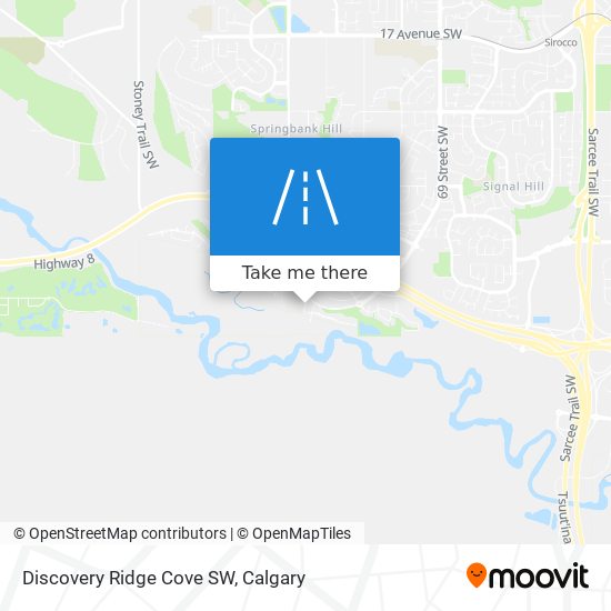 Discovery Ridge Cove SW map