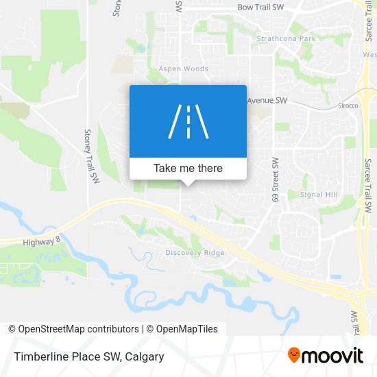 Timberline Place SW map