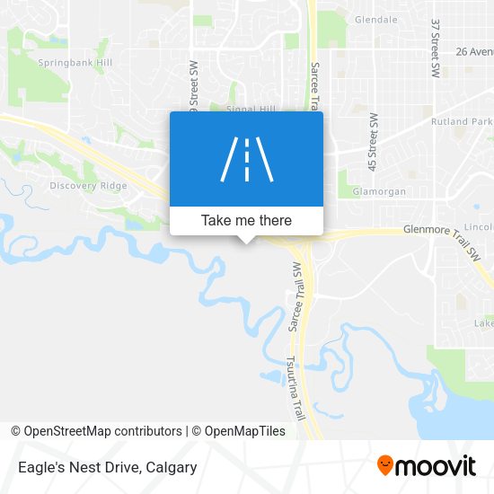 Eagle's Nest Drive map
