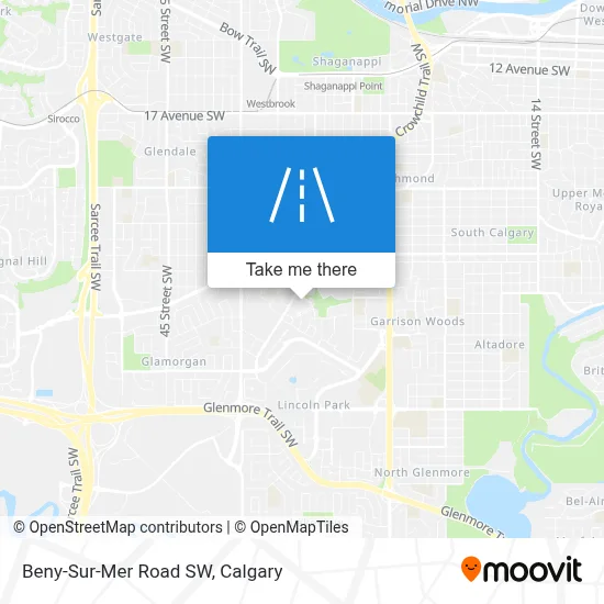 Beny-Sur-Mer Road SW map