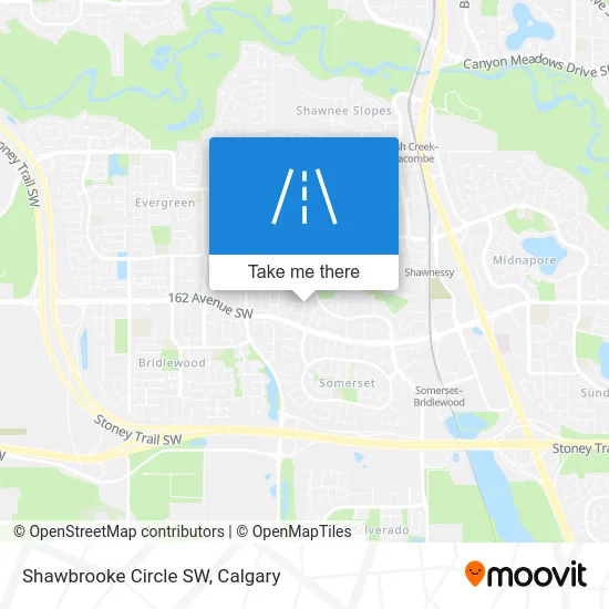 Shawbrooke Circle SW map