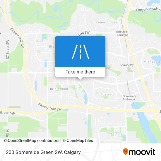 200 Somerside Green SW map