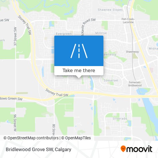 Bridlewood Grove SW map