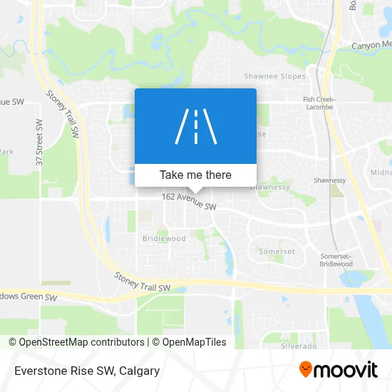 Everstone Rise SW map