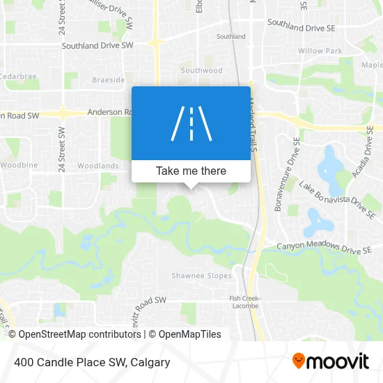 400 Candle Place SW map
