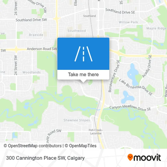 300 Cannington Place SW map