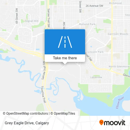 Grey Eagle Drive map