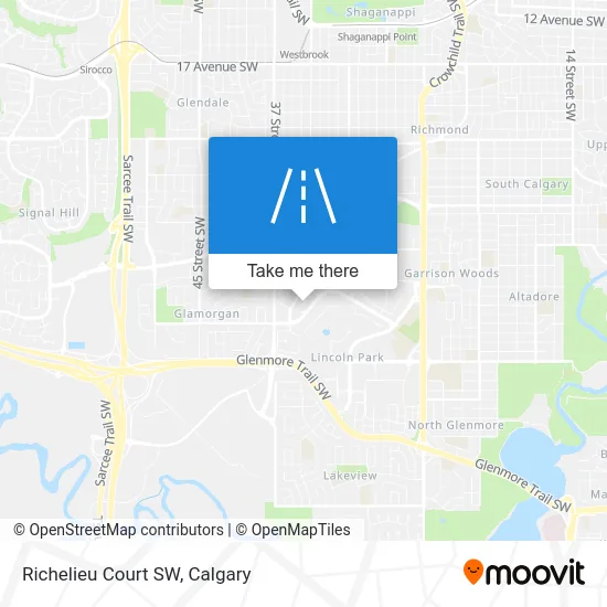 Richelieu Court SW map