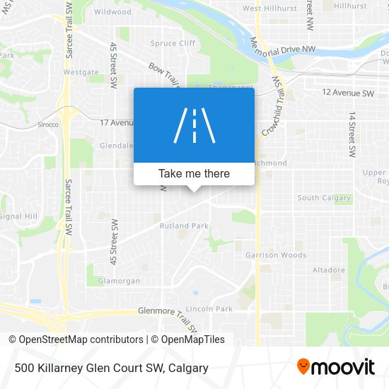 500 Killarney Glen Court SW plan