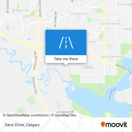 Sarsi Drive map