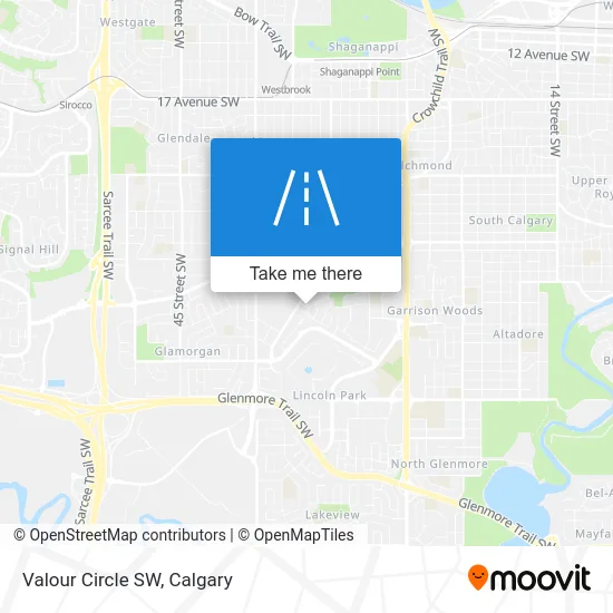 Valour Circle SW map