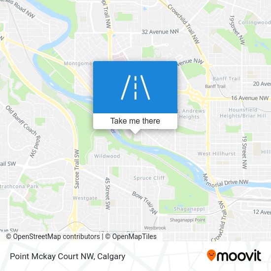 Point Mckay Court NW map