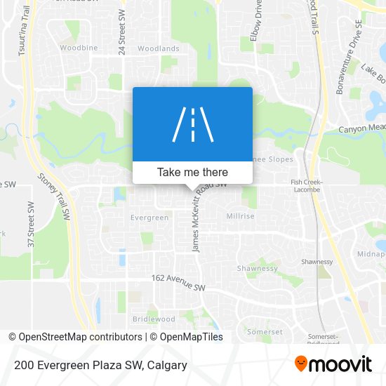 200 Evergreen Plaza SW map