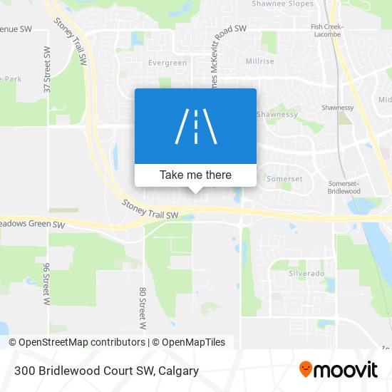 300 Bridlewood Court SW map