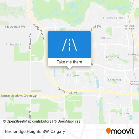 Bridleridge Heights SW map