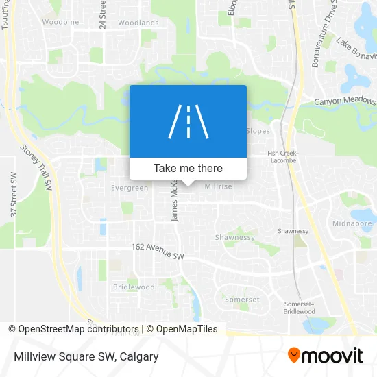 Millview Square SW map