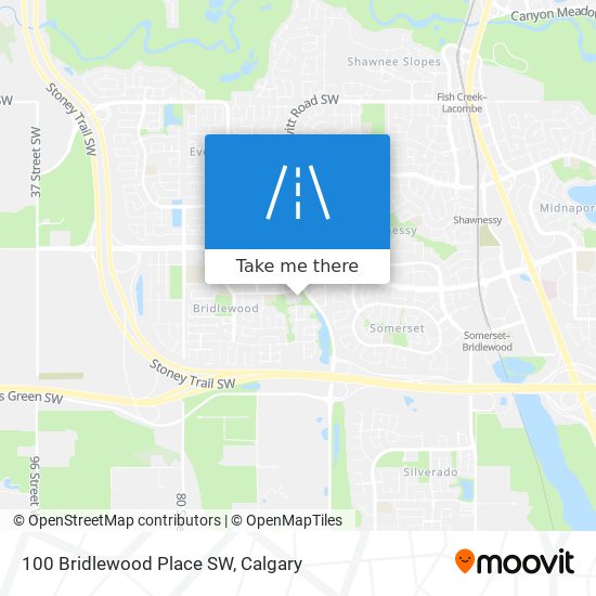 100 Bridlewood Place SW map