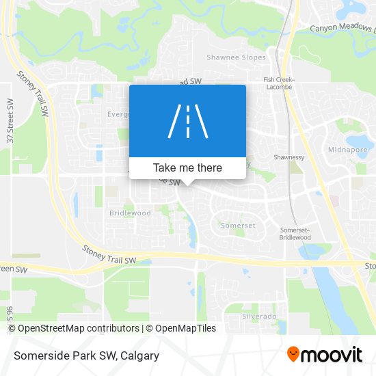 Somerside Park SW map