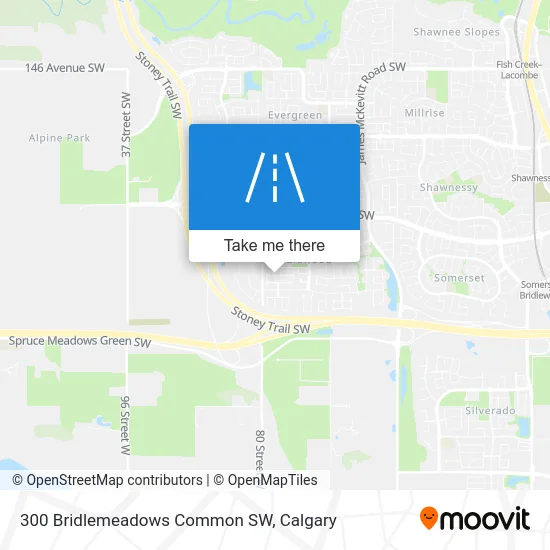300 Bridlemeadows Common SW map