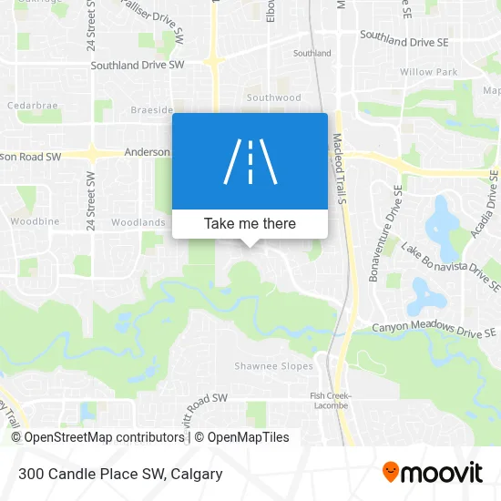 300 Candle Place SW map