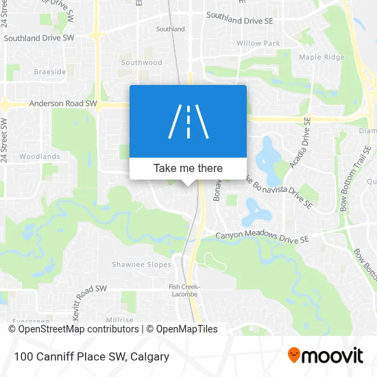 100 Canniff Place SW map