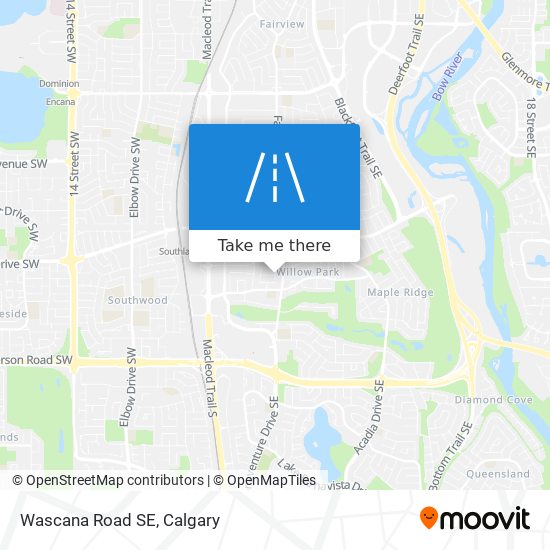 Wascana Road SE map