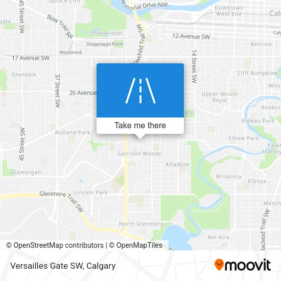Versailles Gate SW map