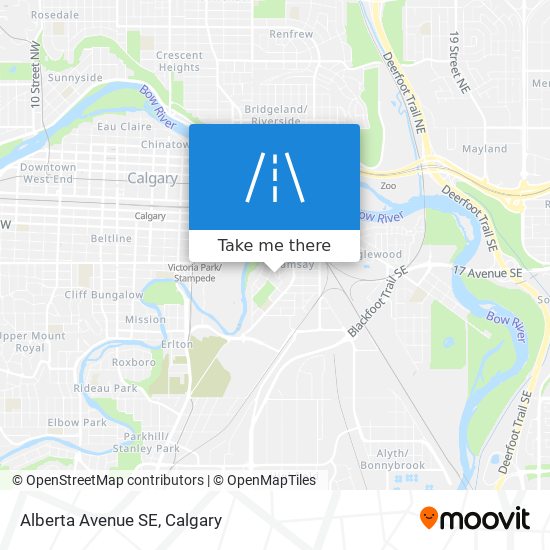 Alberta Avenue SE map