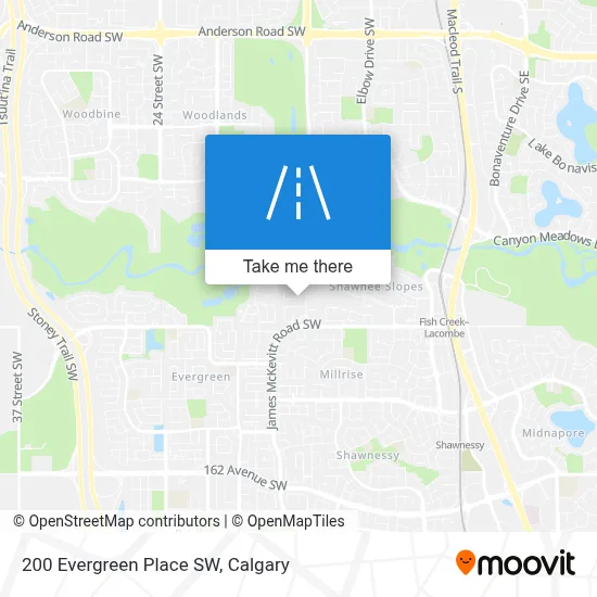 200 Evergreen Place SW map