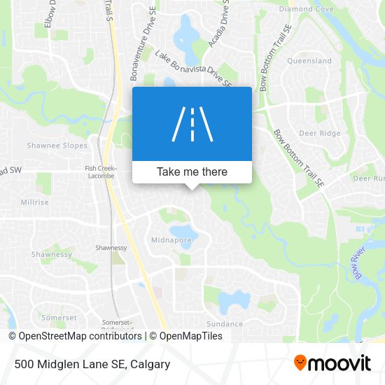 500 Midglen Lane SE map