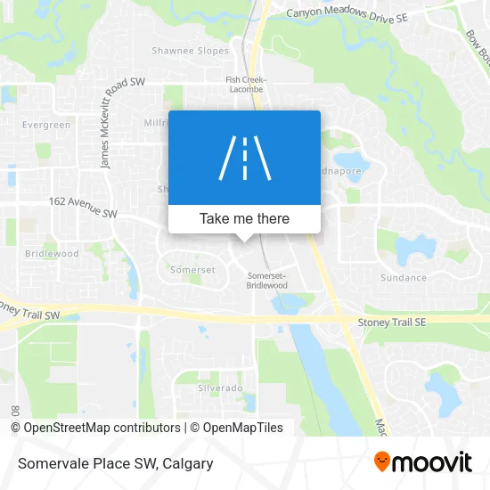 Somervale Place SW map