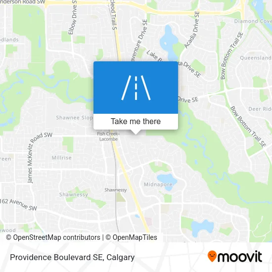 Providence Boulevard SE map
