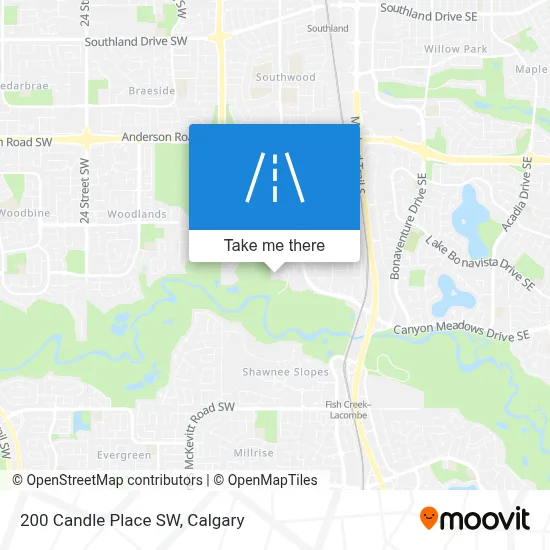 200 Candle Place SW map