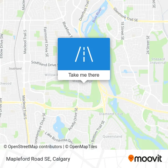 Mapleford Road SE map