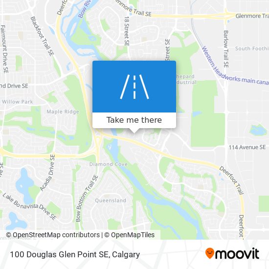 100 Douglas Glen Point SE map