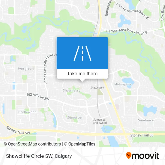 Shawcliffe Circle SW map