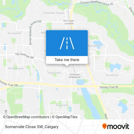 Somervale Close SW map