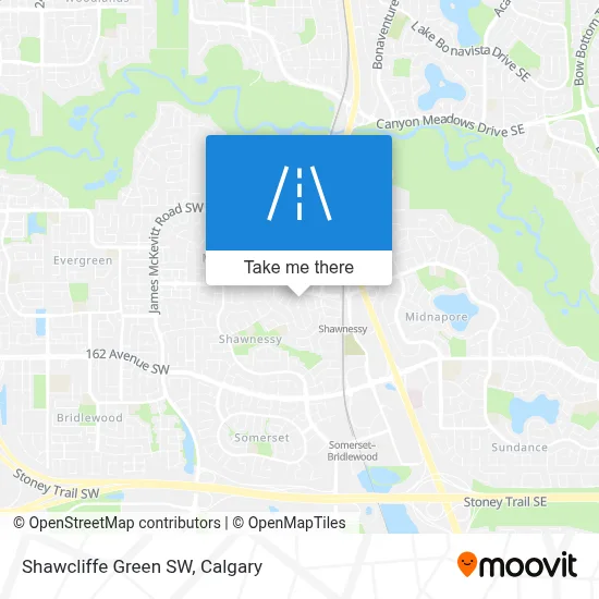 Shawcliffe Green SW map