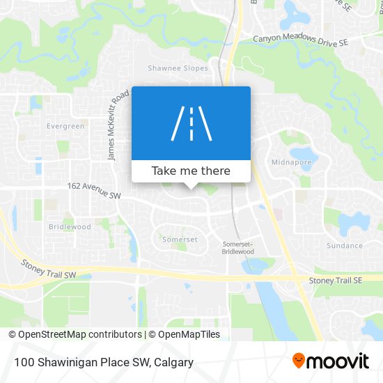 100 Shawinigan Place SW map