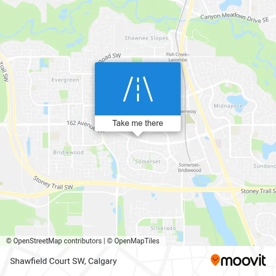 Shawfield Court SW map