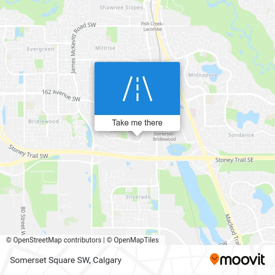 Somerset Square SW map