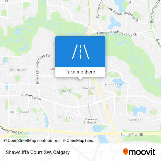 Shawcliffe Court SW map