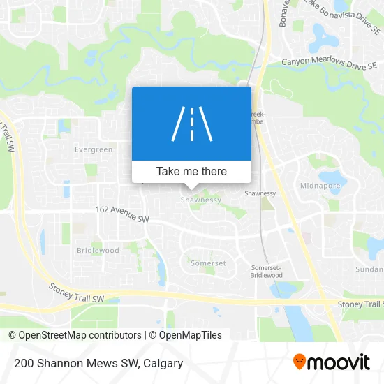 200 Shannon Mews SW map
